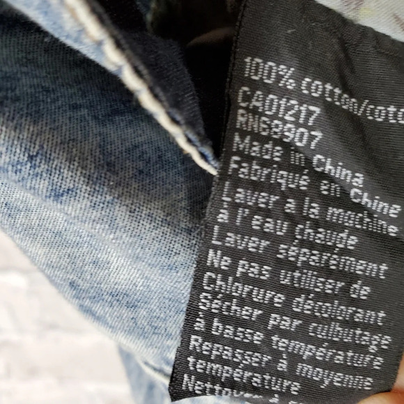 Vintage Denim A Line Skirt Stonewash  Pleats Embroidered Size Small Twee - Picture 10 of 11